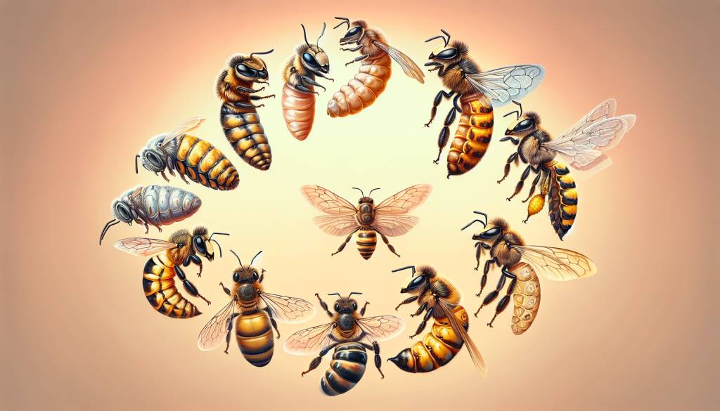 comprendre le cycle de vie des abeilles